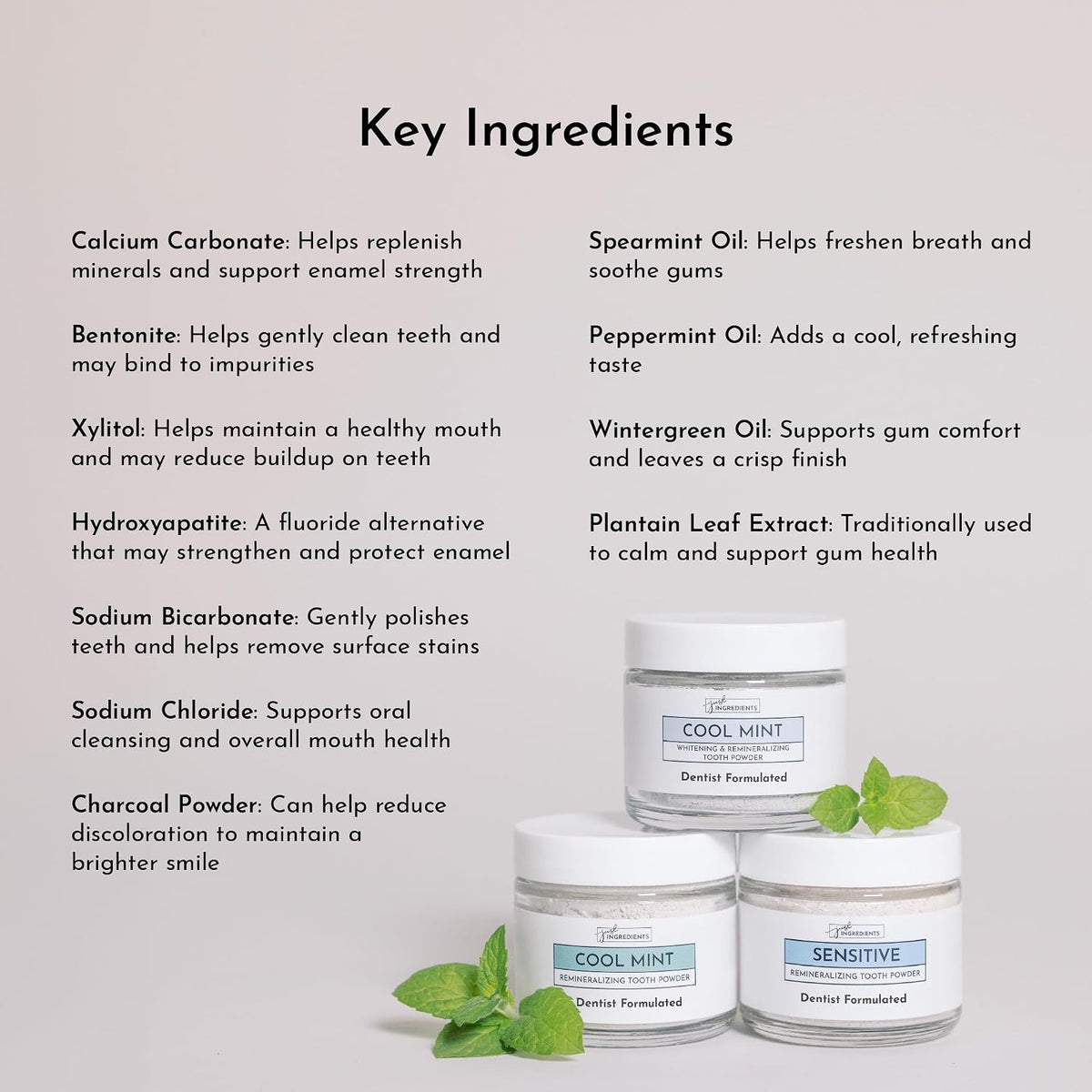 Remineralizing Tooth Powder