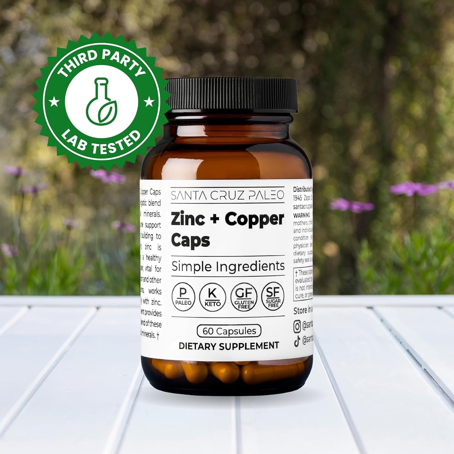 Zinc + Copper Caps